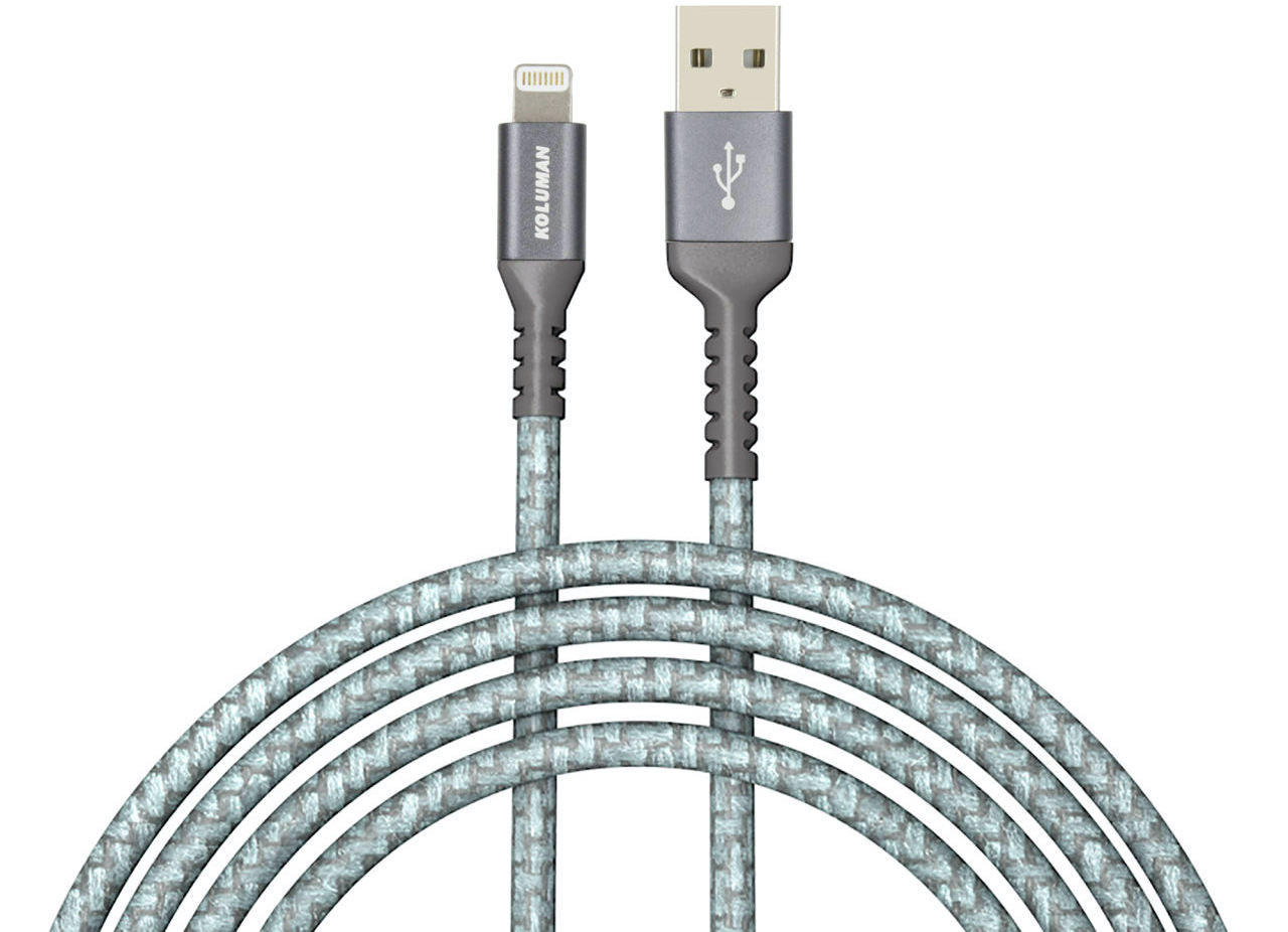 کابل تبدیل USB به لایتنینگ کلومن مدل KD-M43 طول 1 متر