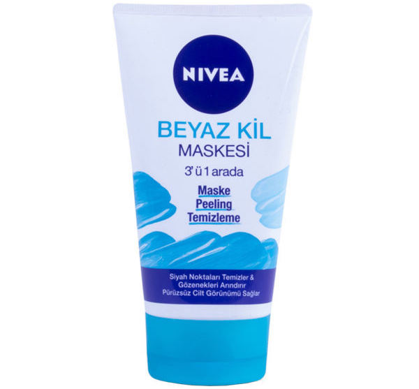 ماسک صورت نیوآ مدل Beyaz Kil 3in1 حجم 150 میل لیتر