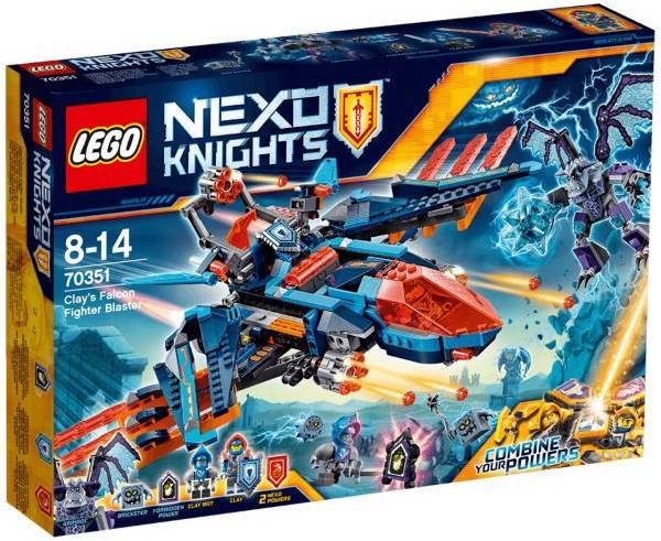 لگو سری Nexo Knights مدل Clays Falcon Fighter Blaster 70351