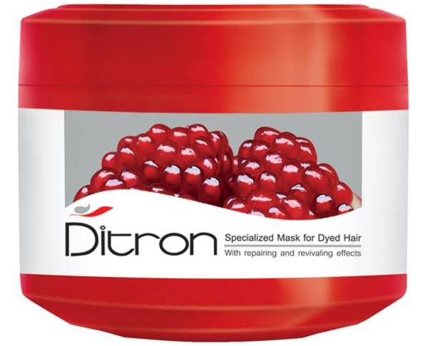 ماسک موهای رنگ شده دیترون مدل pomegranate حجم 400 میلی لیتر