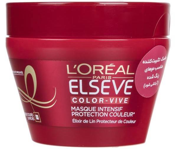 شامپو ماسک موی رنگ شده لورآل Elseve مدل Color Vive حجم 300