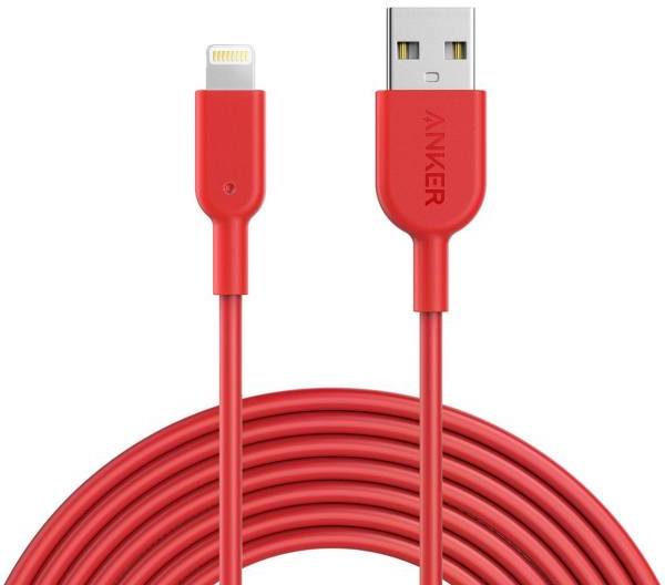 کابل تبدیل USB به لایتنینگ انکر مدل A8434 طول 3 متر
