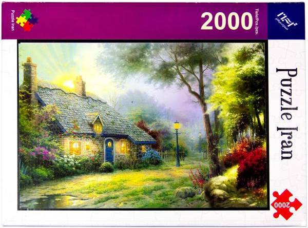 پازل 2000 تکه پازل ایران مدل Moonlight Cottage