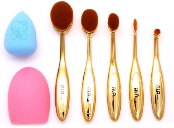 پک برس و پد آرایشی آلا استادیو بسته 7 عددی