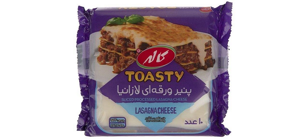 پنیر ورقه ای لازانیا کاله مقدار 180 گرم