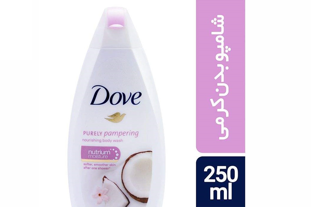 شامپو بدن کرمی داو مدل Coconut Milk With Jasmine Petals حجم 250 میلی لیتر