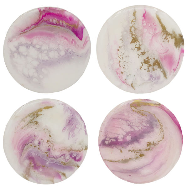 زیر لیوانی طرح آبستره مدل mk376 مجموعه 4 عددی