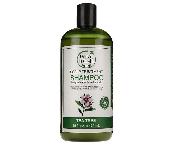 شامپو ضدریزش و تقویت کننده مو پتال فرش مدل TeaTree حجم 475 میلی‌ لیتر