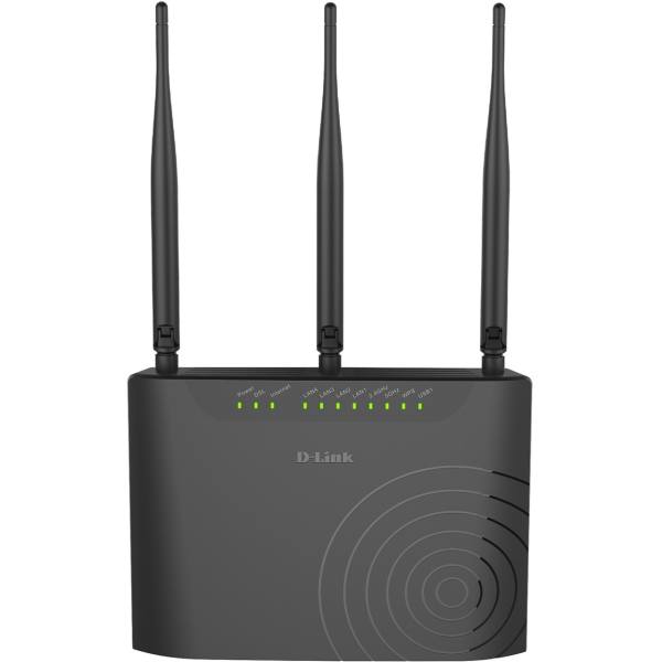 مودم روتر بی‌سیم ADSL2 Plus و VDSL2 Plus دی-لینک مدل DSL-2877AL