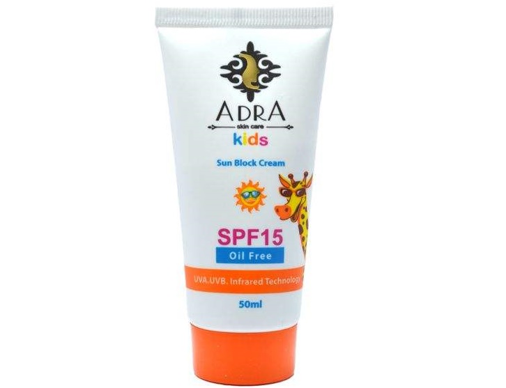 کرم ضد آفتاب کودک آدرا مدل S1 حجم 50 میلی لیتر