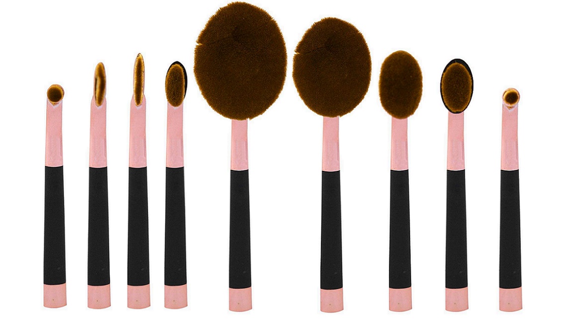 ست برس آرایشی کد BR-9 بسته 9 عددی