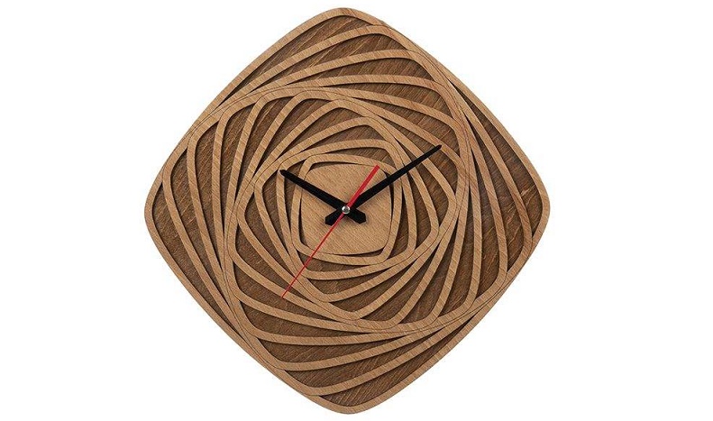 ساعت دیواری معرق کاری هُم آدیس مدل KITA کد CK 607-C