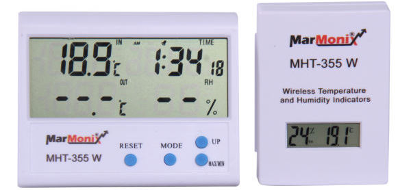 دستگاه دماسنج و رطوبت‌سنج مارمونیکس مدل MHT-355W