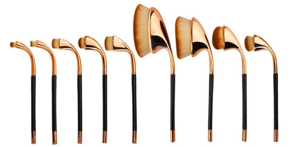 ست برس آرایشی مدل 71412 مجموعه 9 عددی