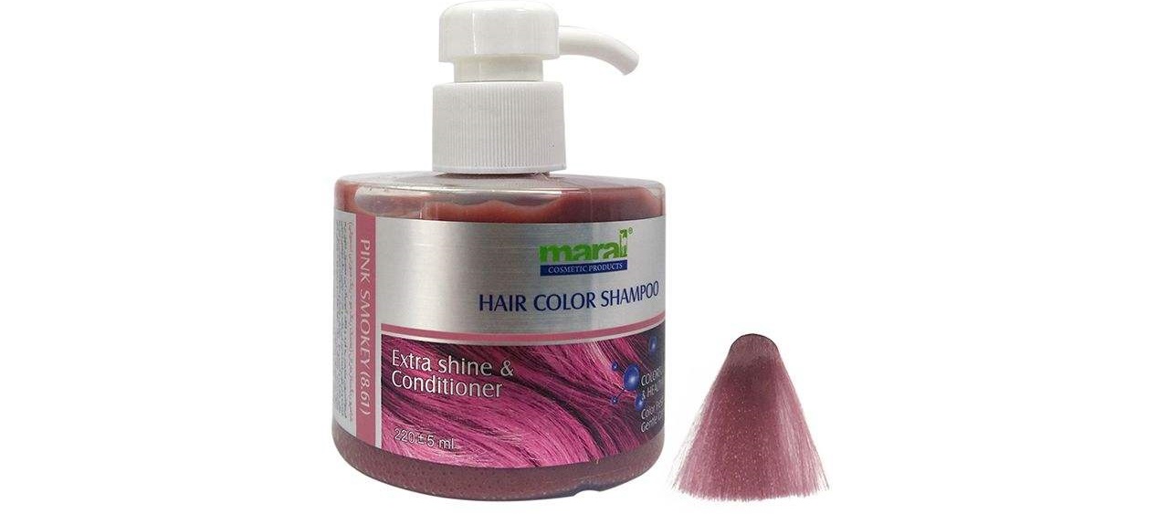 شامپو رنگ مارال مدل Pink-Smokey شماره 8.61 حجم 220 میلی لیتر