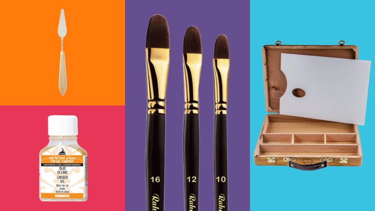 8 ابزارآلات لازم برای نقاشی روی بوم