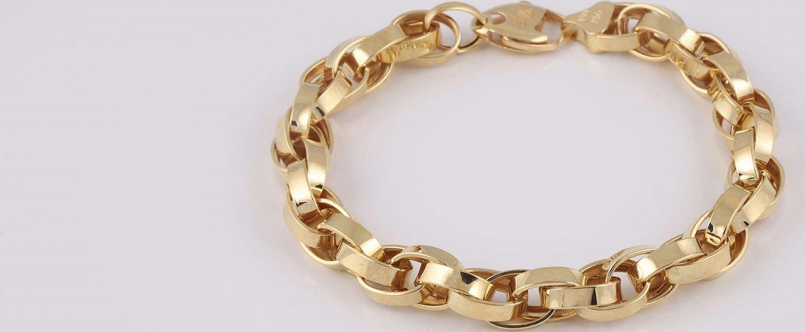 دستبند طلا 18 عیار زنانه گوی گالری کد G453