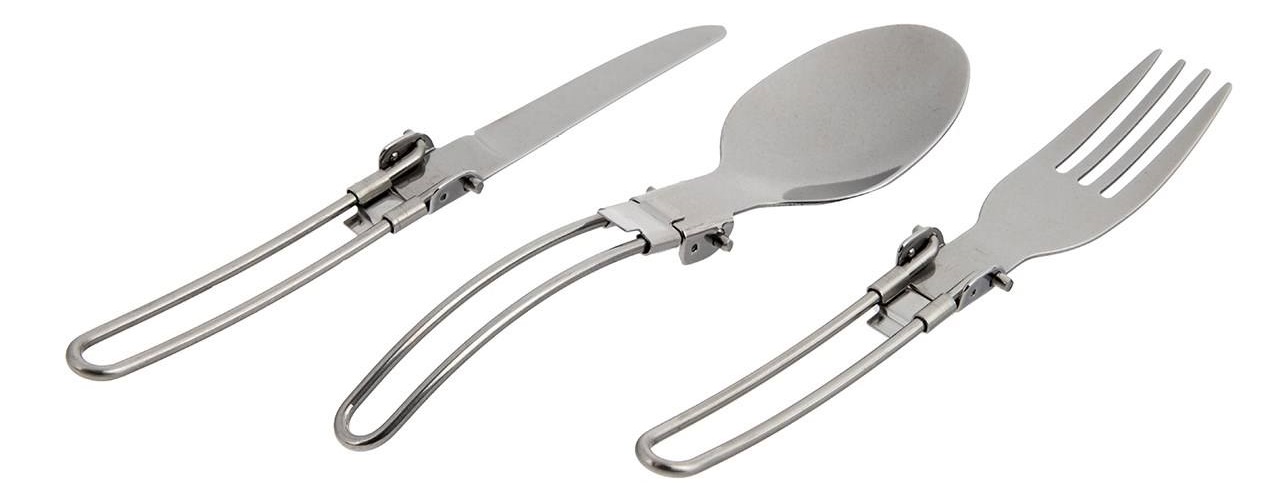 مجموعه قاشق، چنگال و چاقو سفری مدل A5009