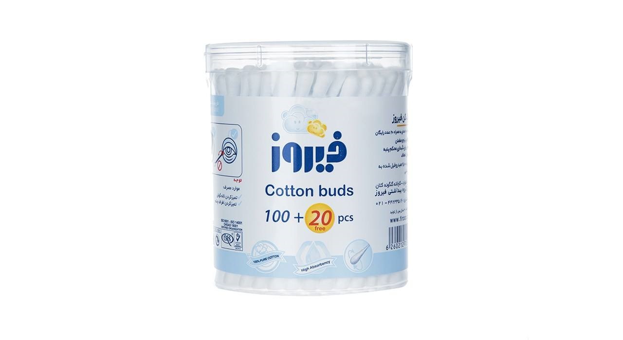 گوش پاک کن فیروز بسته 120 عددی