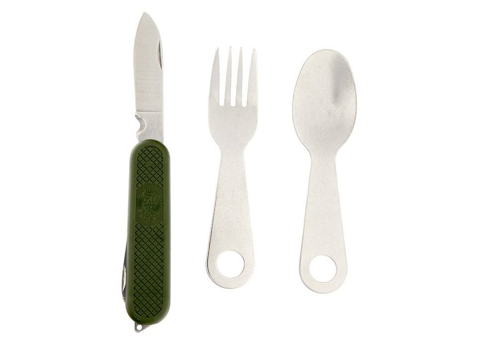 مجموعه قاشق، چنگال و چاقو سفری مدل S003