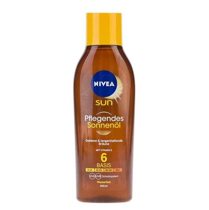 روغن برنزه کننده نیوآ مدل Sun با SPF6 حجم 200 میلی لیتر