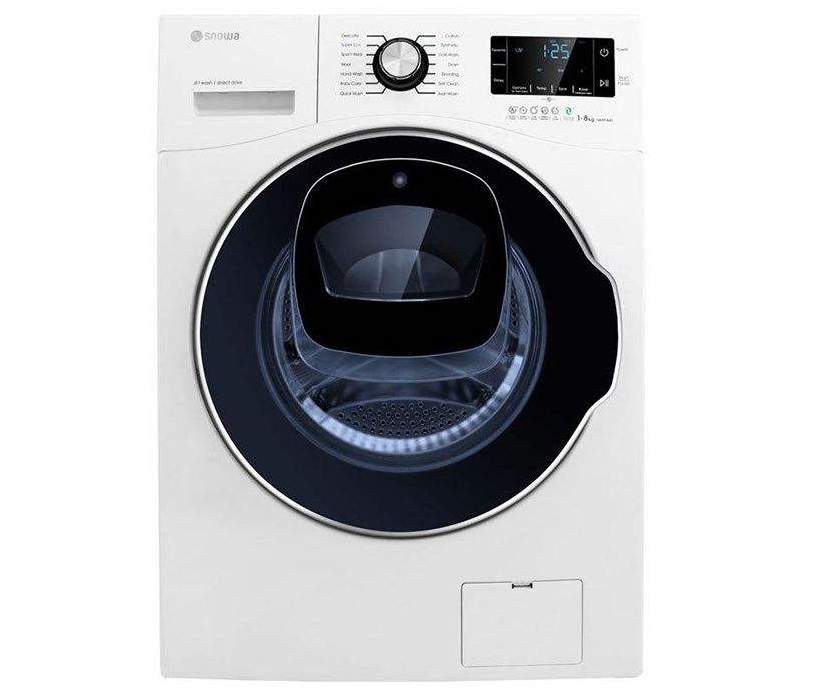 ماشین لباسشویی wash in wash اسنوا مدل SWM-842 ظرفیت 8 کیلوگرم، بهترین ماشین لباسشویی ایرانی