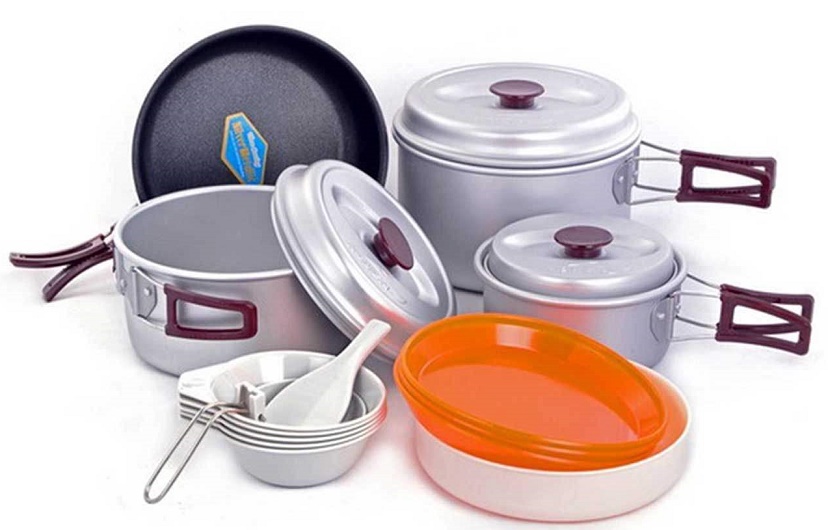 مجموعه ظروف سفری کووآ مدل Silver 5-6