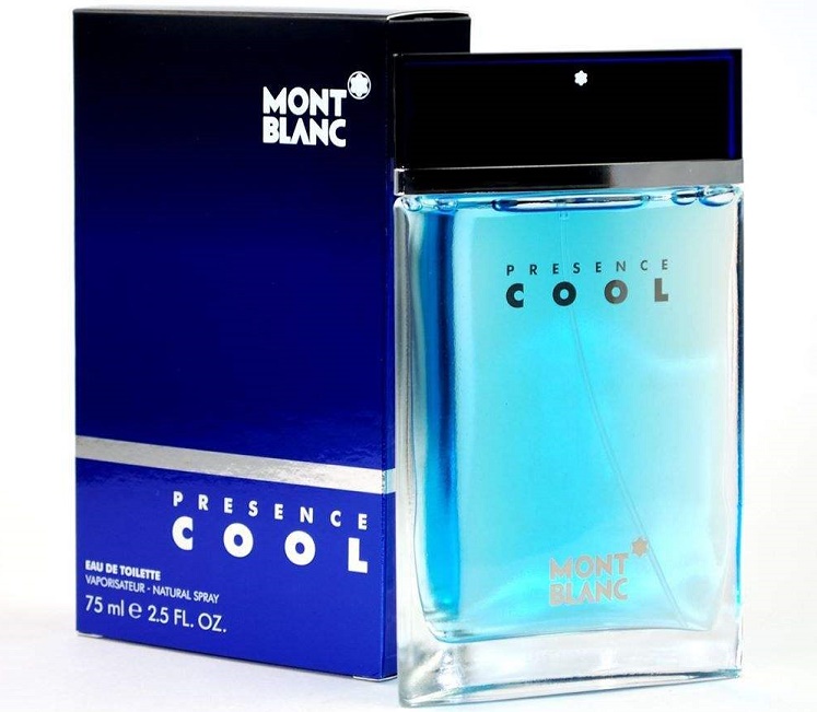 ادو تویلت مردانه مون بلان مدل Presence Cool حجم 75 میلی لیتر