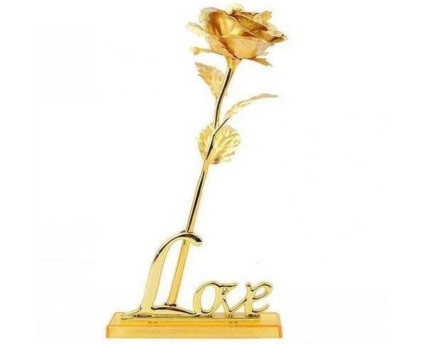 شاخه گل رز مدل Golden Rose 02
