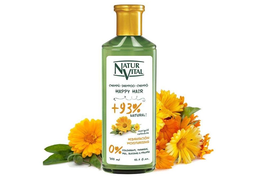 شامپو آبرسان مو نچرال ویتال سری Happy مدل Moisturising حجم 300 میلی لیتر