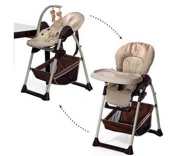 صندلی غذاخوری هاوک مدل Sit N Relax Zoo Brown