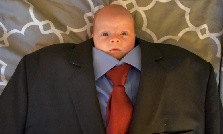 کت و جلیقه نوزادی