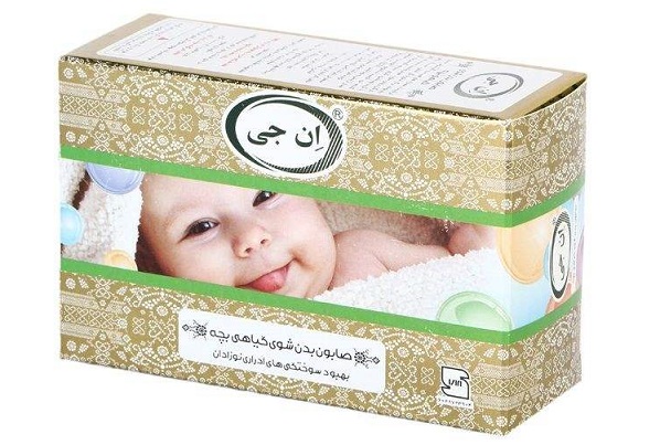 صابون بچه ان جی مدل Herbal وزن 100 گرم
