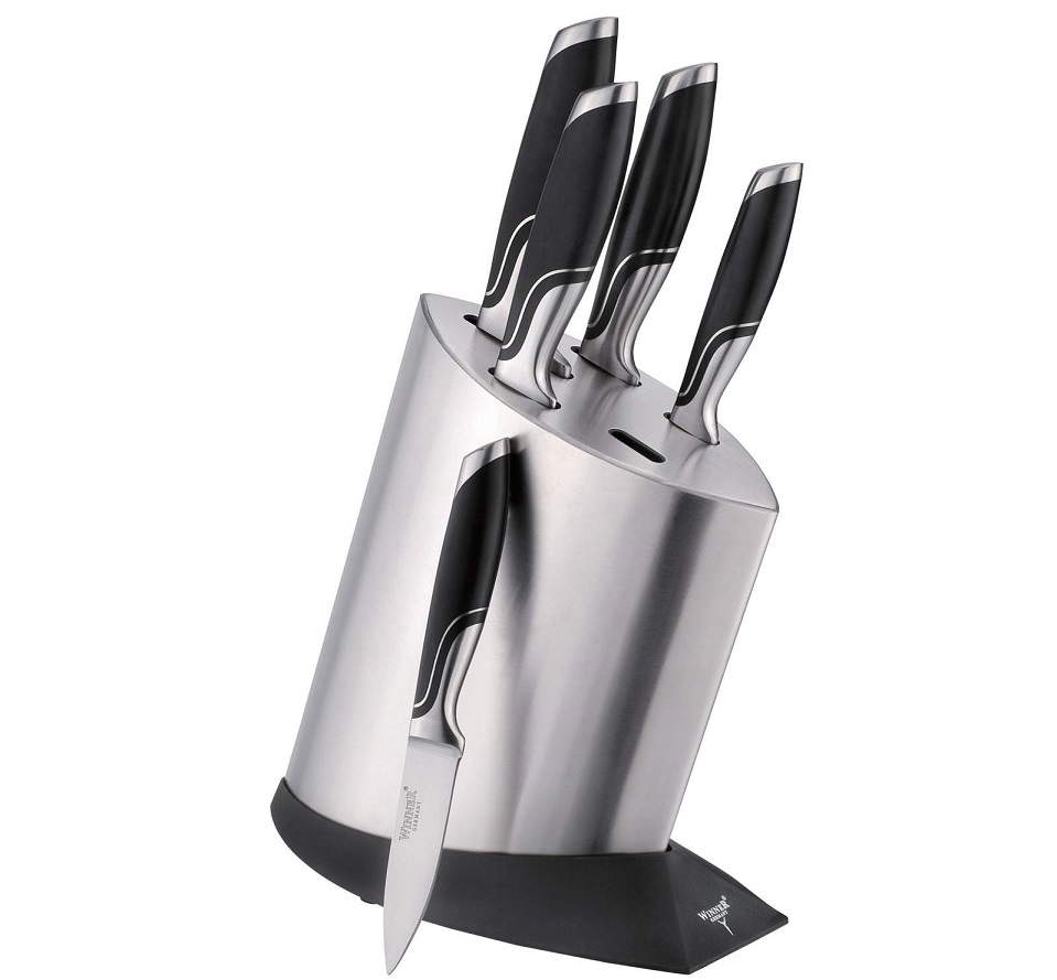 سرویس چاقو آشپزخانه 7 پارچه وینر کد W7336S به همراه چاقو تیزکن