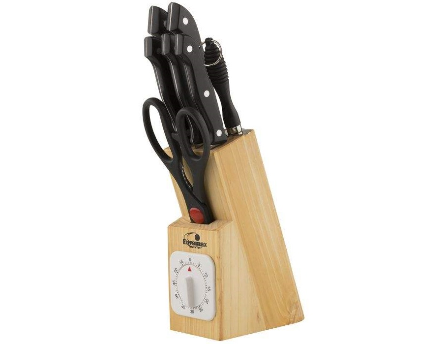 سرویس چاقو آشپزخانه 7 پارچه یورومکس مدل NB-C0117F