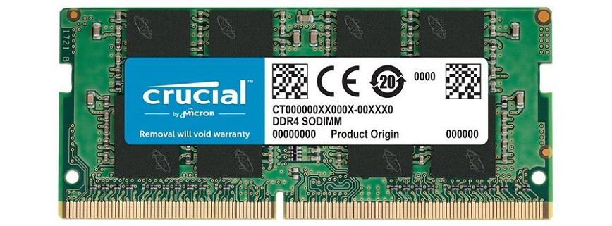 رم لپ تاپ کروشیال مدل DDR4 2400MHz ظرفیت 8 گیگابایت