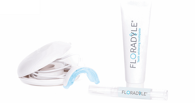 پک سفید کننده دندان فلورادایل مدل TEETH WHITENING KIT
