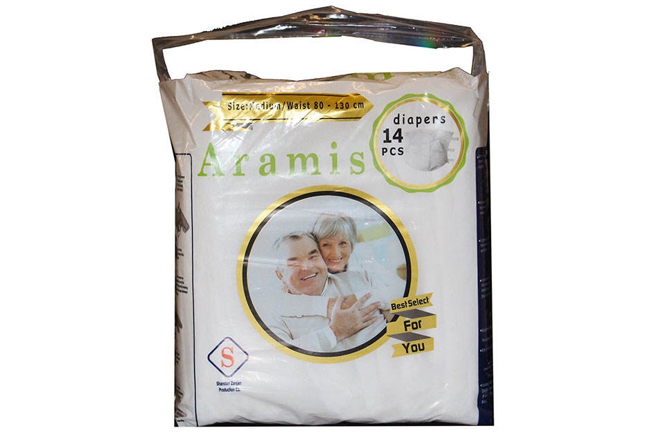 پوشک کامل بزرگسال آرامیس مدل Medium بسته 14 عددی