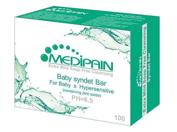 صابون بچه مدیپین مدل Extra Mild Soap Free Cleansing