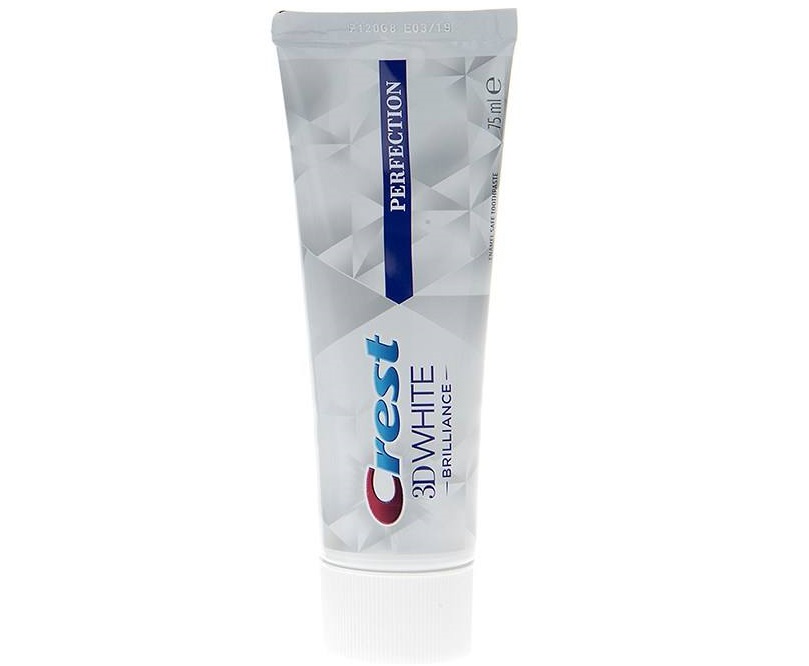 خمیر دندان سفید کننده کرست سری 3D White Brilliance مدل Perfection حجم 75 میلی لیتر