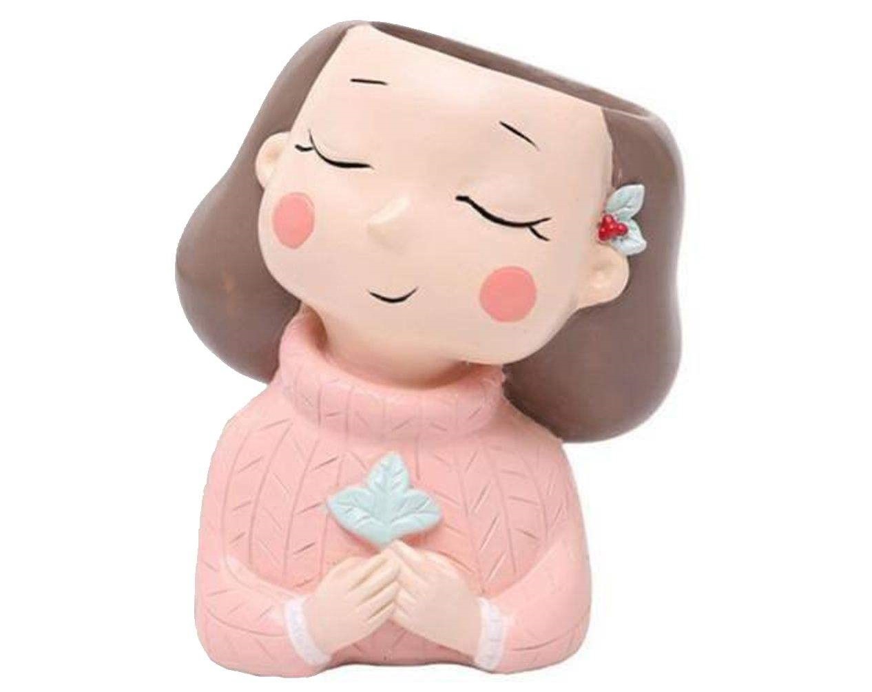 گلدان طرح دختران کاکتوس کد ck111 مجموعه ۴ عددی