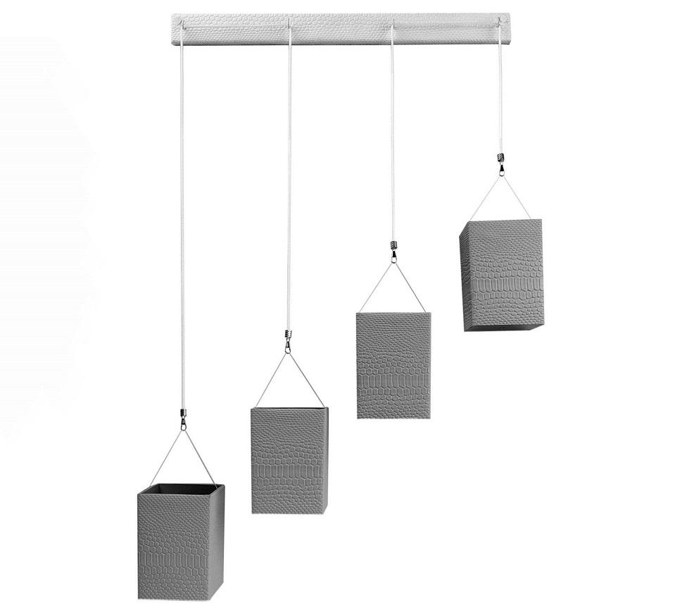 آویز گلدان دیواری مدل AMH4 مجموعه ۴ عددی