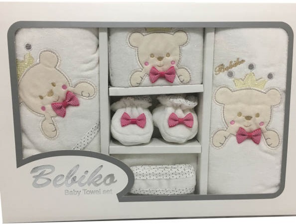 ست 5 تکه حوله نوزادی بلیکا طرح خرس
