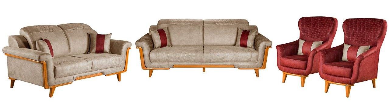 مبل راحتی هفت نفره چشمه نور کد MA-404.CR-N-Z