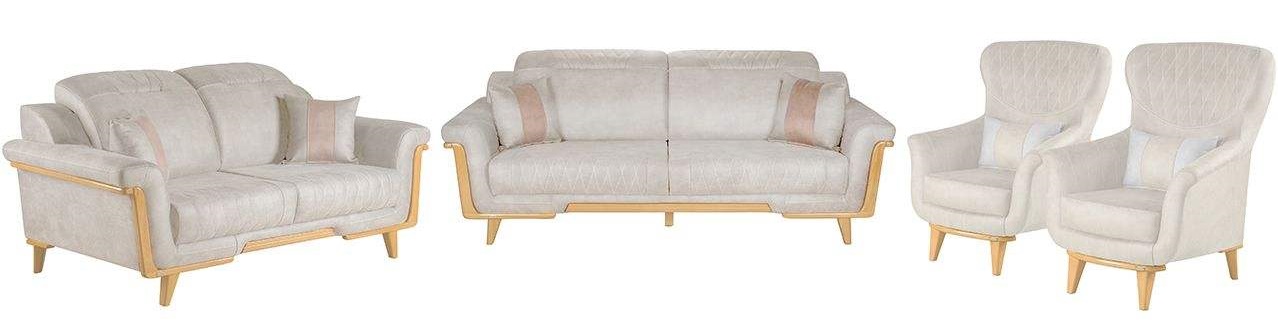 مبل راحتی هفت نفره چشمه نور کد MA-404.KH-WT