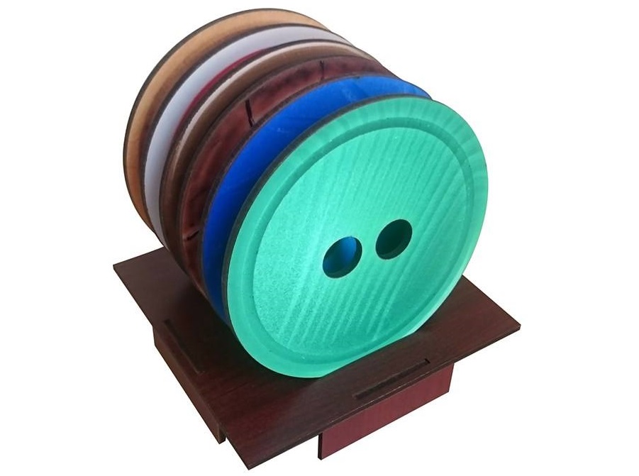 زیرلیوانی ژیوار طرح Button