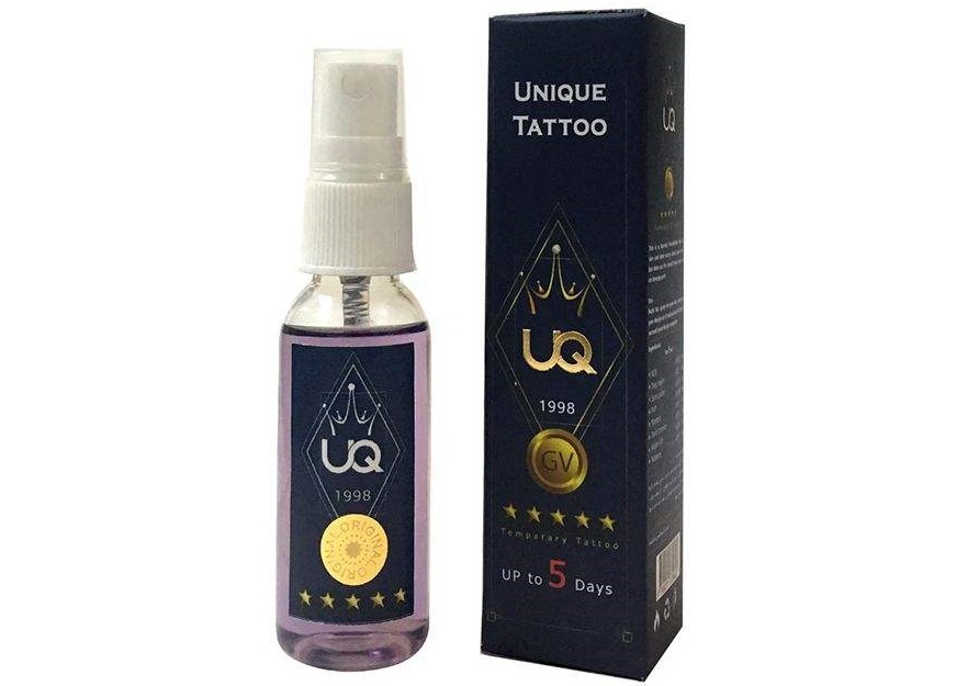 اسپری تتو موقت یونیک تتو مدل Up to 5 days حجم 35 میلی لیتر