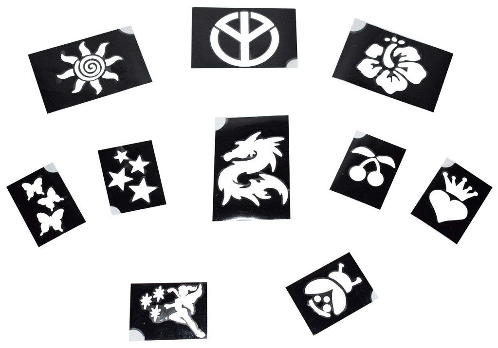 تتو موقت شایمر مدل Glitter Tattoos