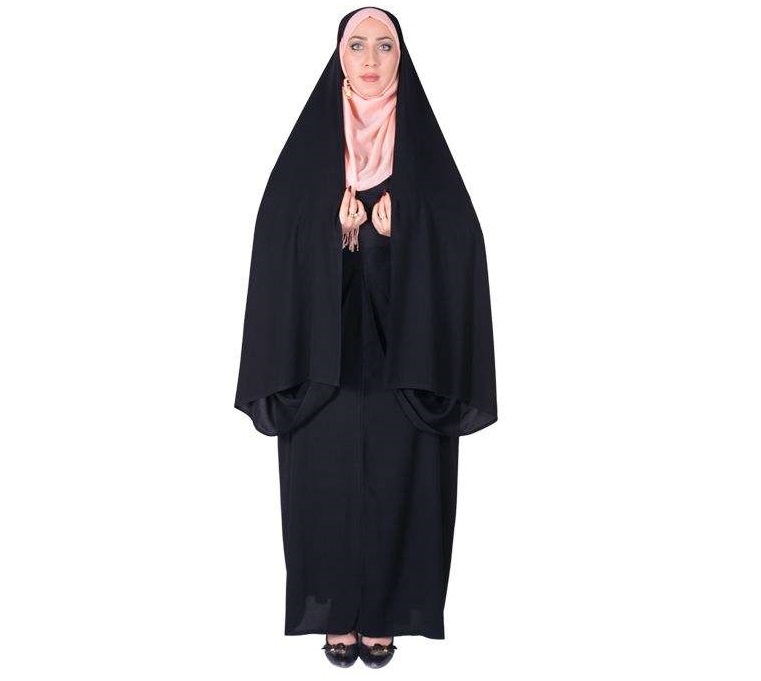 چادر کمری قجری کن کن ژرژت شهر حجاب مدل 8043