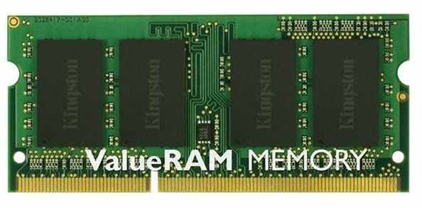رم لپ تاپ DDR3L تک کاناله 1600 مگاهرتز CL11 کینگستون مدل ValueRAM ظرفیت 8 گیگابایت